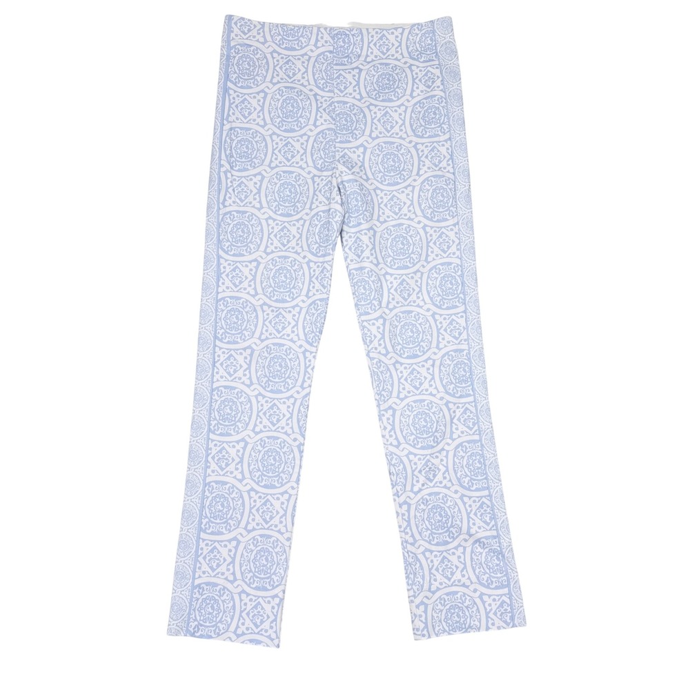 Gretchen Scott Pants Womens Size Medium Blue Floral Paisley - Lot of 2 - Preppy - Picture 2 of 9
